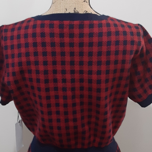 Modcloth red & blue gingham dress - Picture 13 of 16